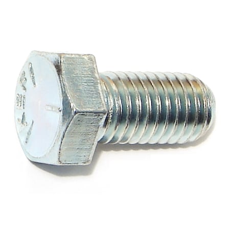 Midwest Fastener Grade 5, 1/2"-13 Hex Head Cap Screw, Zinc Plated Steel, 1 in L, 5 PK 60022